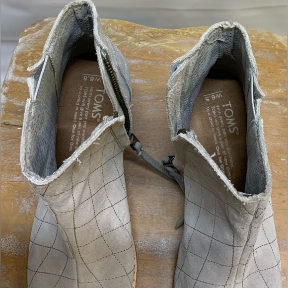 Toms Open-Toed Ankle Bootie Sz 6.5 - Picture 6 of 8